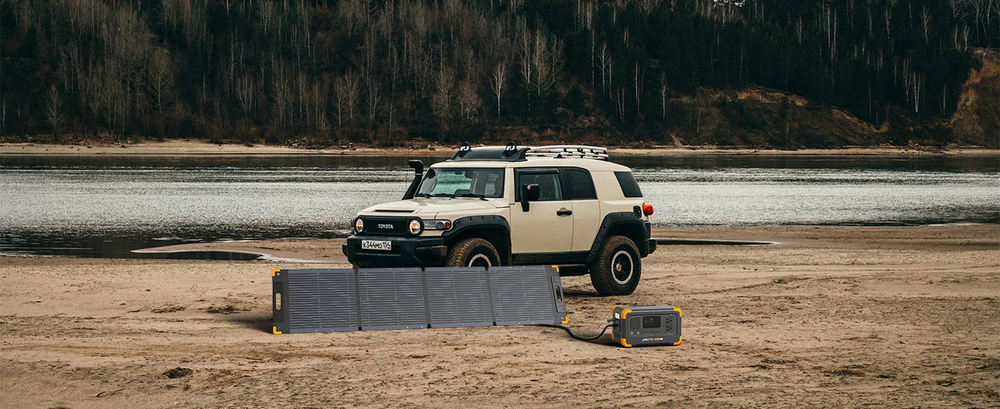 Portable Power Station with 100W Portable Solar Panel Pure Sine Wave 288Wh 600W Solar Generator