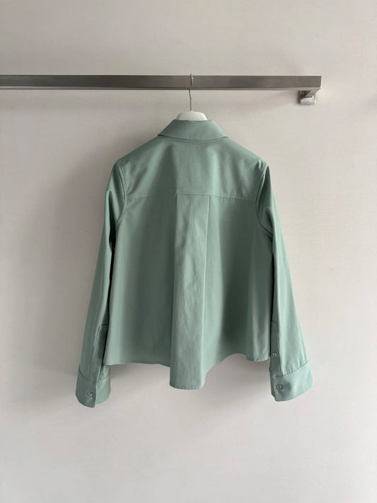 2025 Autumn New Product Denim Shirt Jacket Loose fit Fashion Tri color W339