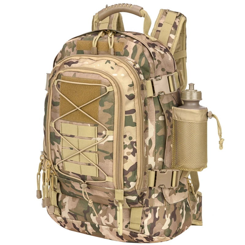 65L Outdoor Tactical Backpack Men's Outdoo Bag Large Capacity Military Army Bags Travelling Camping