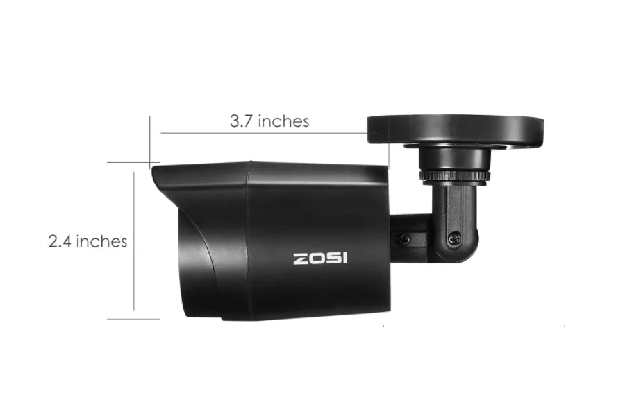 1080P 4 Pack HD TVI Security Cameras Out/in Weatherproof Bullet Surveillance Camera Analog CCTV DVR