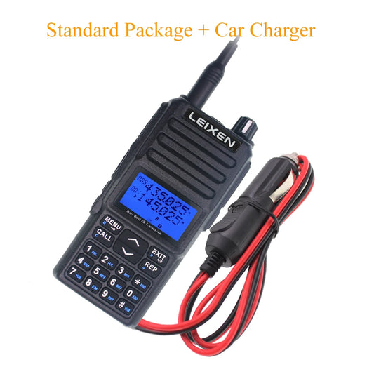 NEW LEIXEN UV-25D Walkie Talkie 20W Dual Band 136-174 & 400-470MHz Radio Long distance Amateur