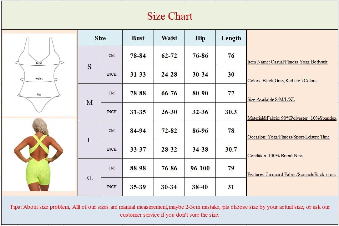 Women Jumpsuit Sleeveless Backcross Short Bodysuit Jacquard Backless Workout