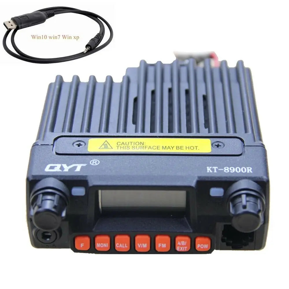KT-8900R 25W Long Range Walkie Talkie VHF UHF Transceiver 136~174&240-260&400~480MHz Mini Mobile Two Way Radio