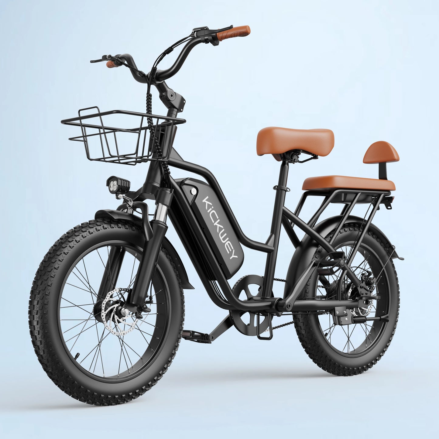 LD20 Electric bike 1500W Motor 48V20AH Removable Battery Dual Disc Brake 20×4 Inch Fat Tire Snow