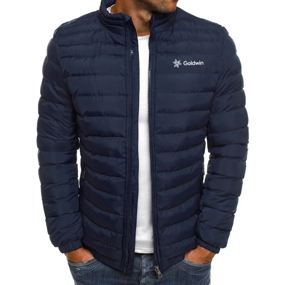 2024 High end autumn/winter men's clothing outdoor leisure sports fashion hood warm zippered jacket