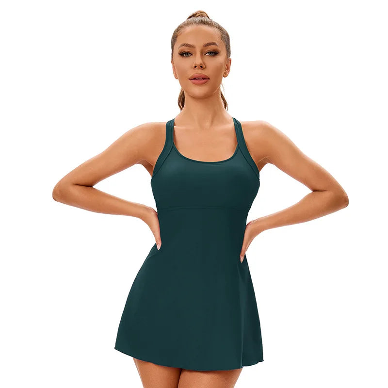 Solid Color Split Swimwear,Women 2025 New U-neck Suspender Backless Bikini Set Beachwear