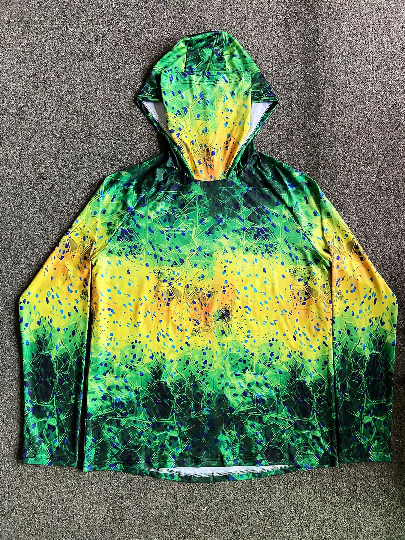 Fishing Hoodie Sailing Shirt Men Long Sleeve Sun Protection Hunting Fish Gear