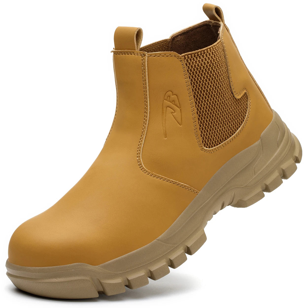 Waterproof Men's Safety Work Boots Steel Toe Anti Impact, Anti-Puncture
