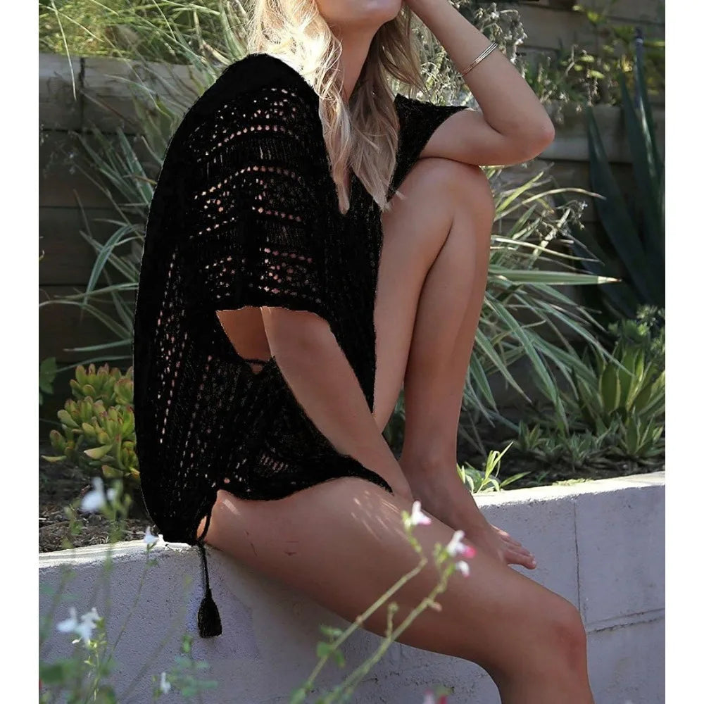 Women's Summer Swimsuit Bikini Swimwear Crochet Cover up