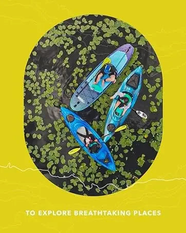 Recreational Kayak - Sit-in - Lightweight one Person Kayak - 10ft