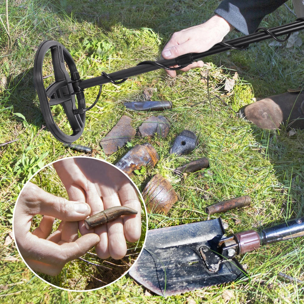 TX-850 Deep Gold Metal Detector PinPointing 19 KHZ Frequency Balance Ground Detecting,Finder 11 Inch
