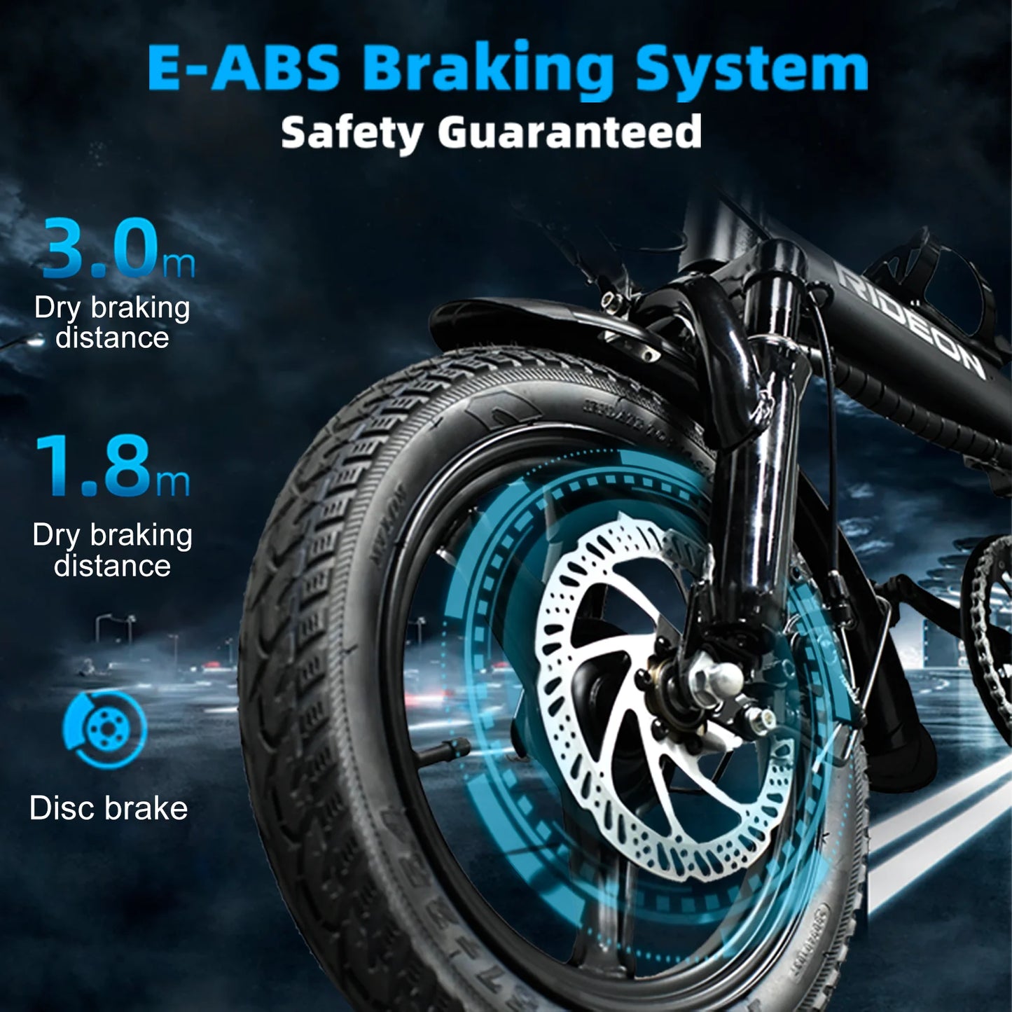 14 Inch Foldable Electric Bicycle 400W Motor 48V 30A0H Adult Mini City Commuting EBike