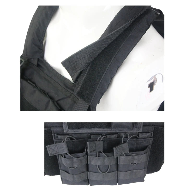 1000D Tactical Vest Sniper Chest Rig Airsoft Armor Vest Gear Carrier Load Bearing Vest Hunting