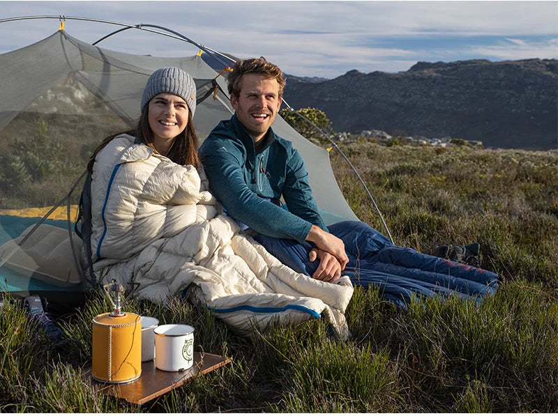Goose Down Sleeping Bag Camping Ultralight Winter Waterproof