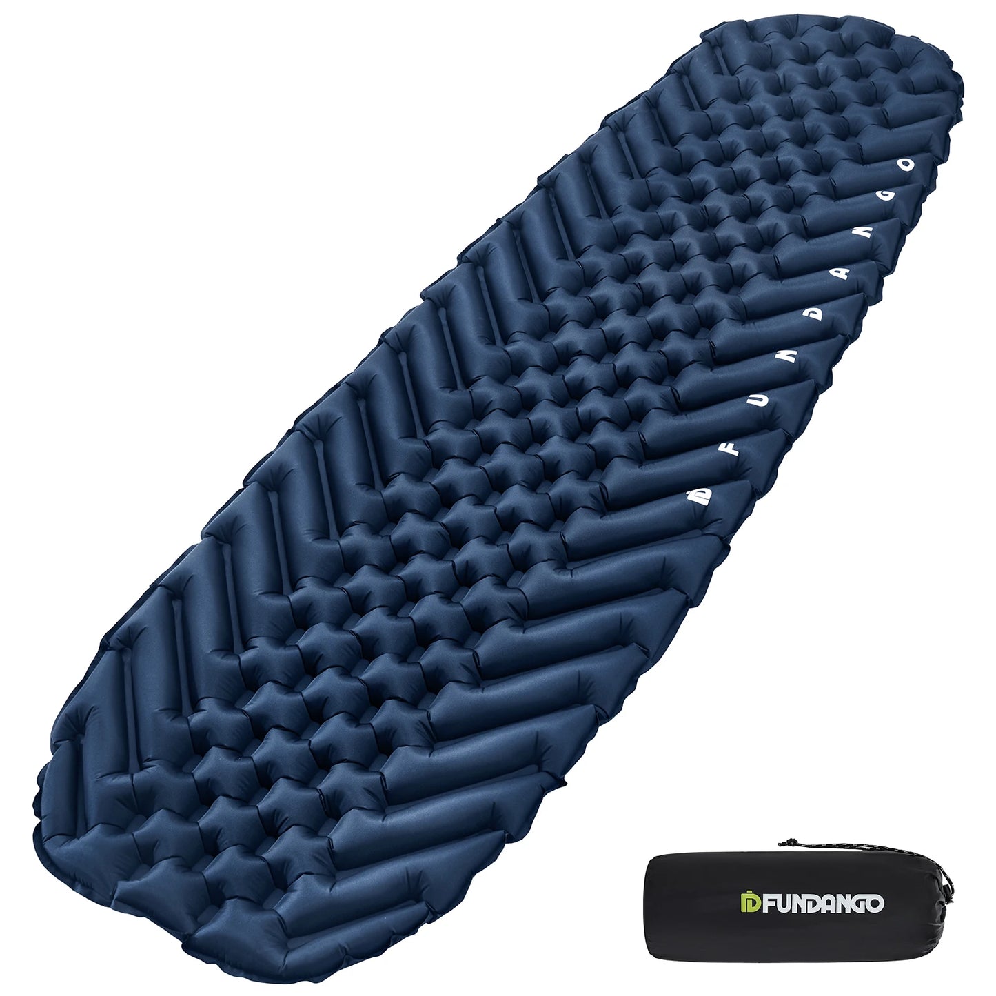 Single inflatable cushion sleeping pad, backpack camping, ultra-light, waterproof and portable