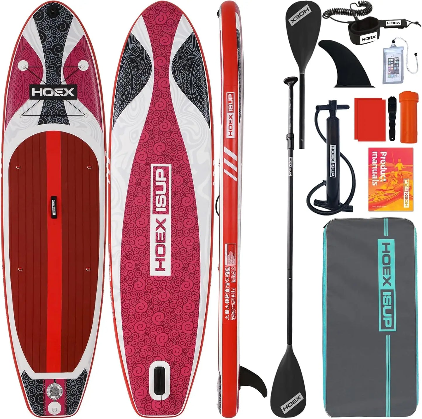 Inflatable stand-up paddle board premium SUP, accessories,backpack,wide and stable design