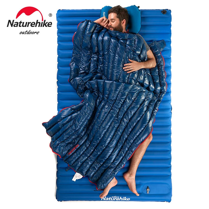 Goose Down Sleeping Bag Camping Ultralight Winter Waterproof
