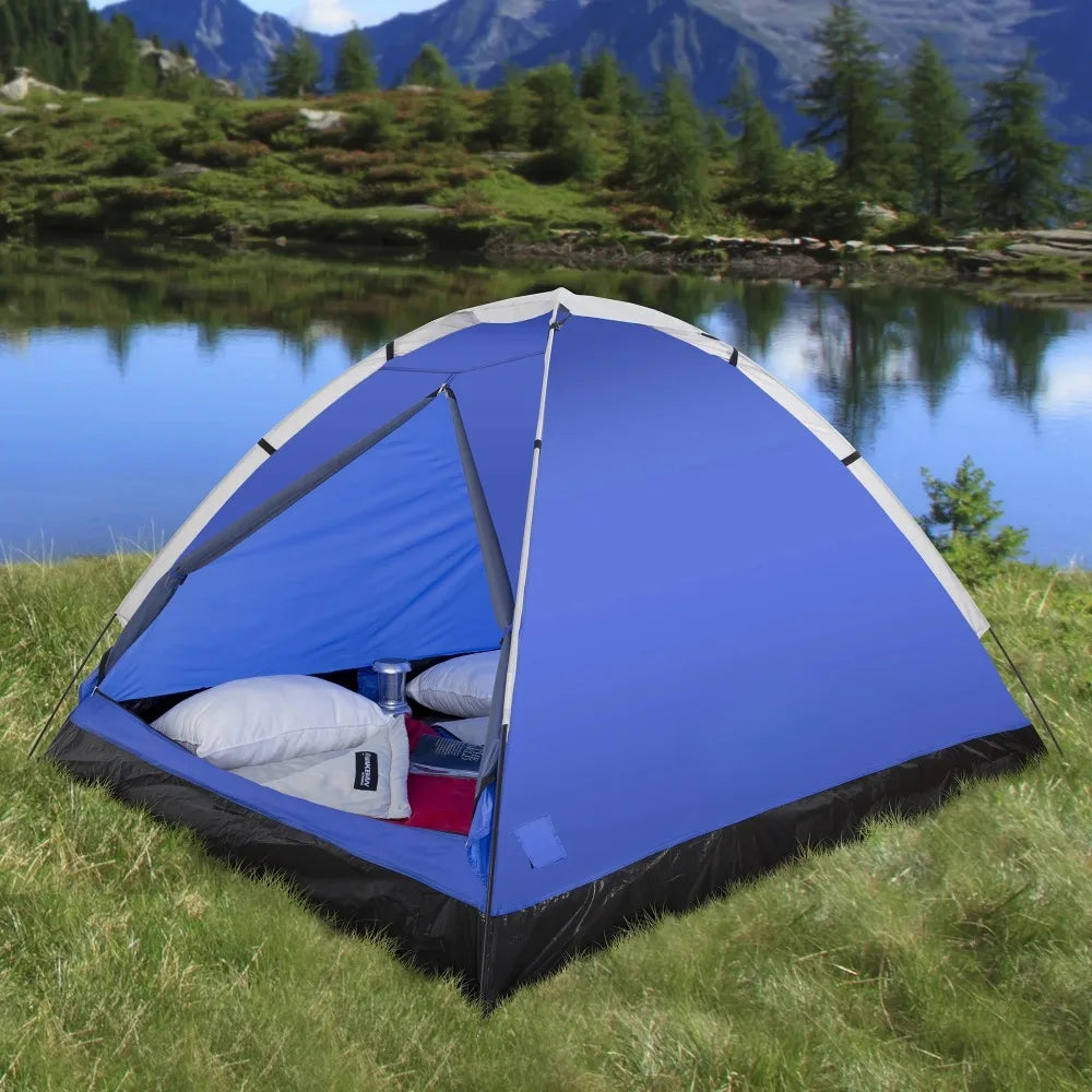 2 Person,Waterproof Dome Tent, Removable Rainfly,Carry,Bag, Camping, Backpacking, Hike, Festivals