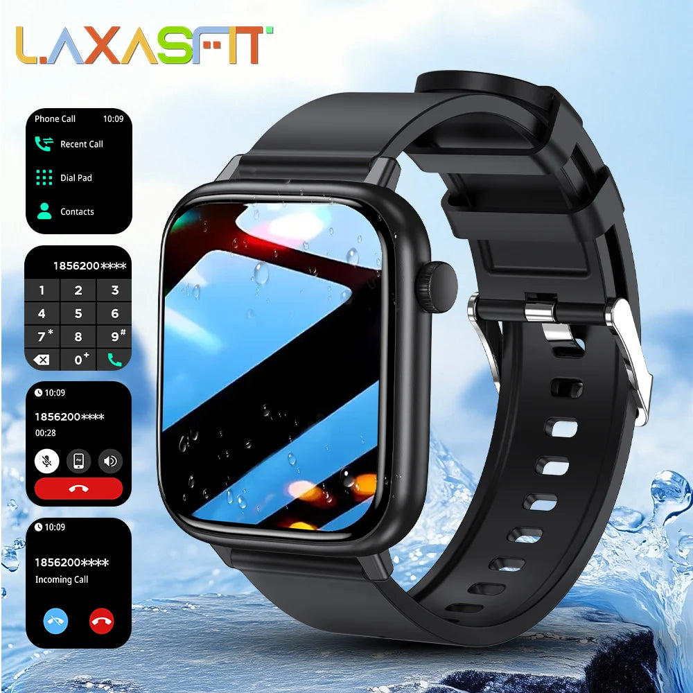 New Smart Watch Bluetooth Call 24/7 Heart Rate Monitor IP68 Waterproof 100+ Sport Mode Men Women