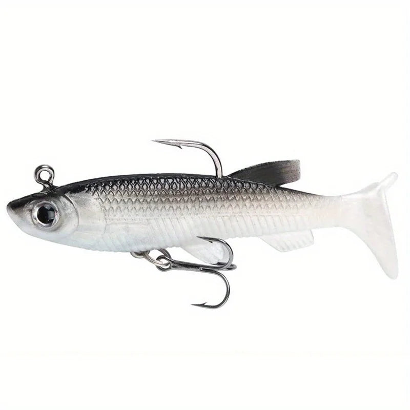 5Pcs Realistic Soft Bait-8Cm Realistic-High-Quality Sharp Hook-For-Use, Freshwater and Salt Fishing