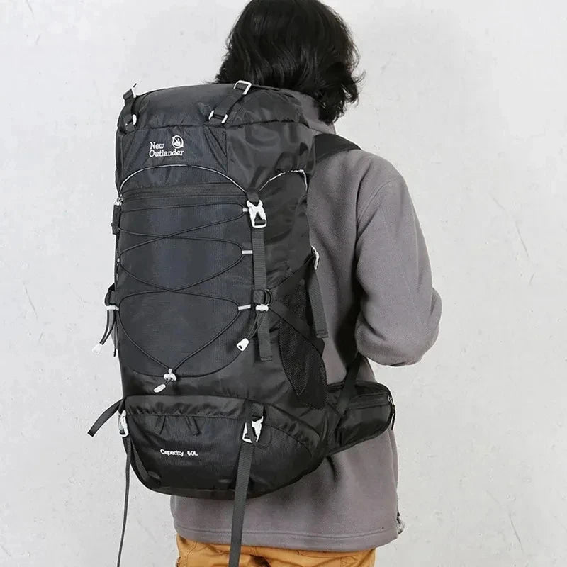 Men's Hiking Backpack, Camping Mountaineering Trekking Sports Backpacks 50L Waterproof Rucksack