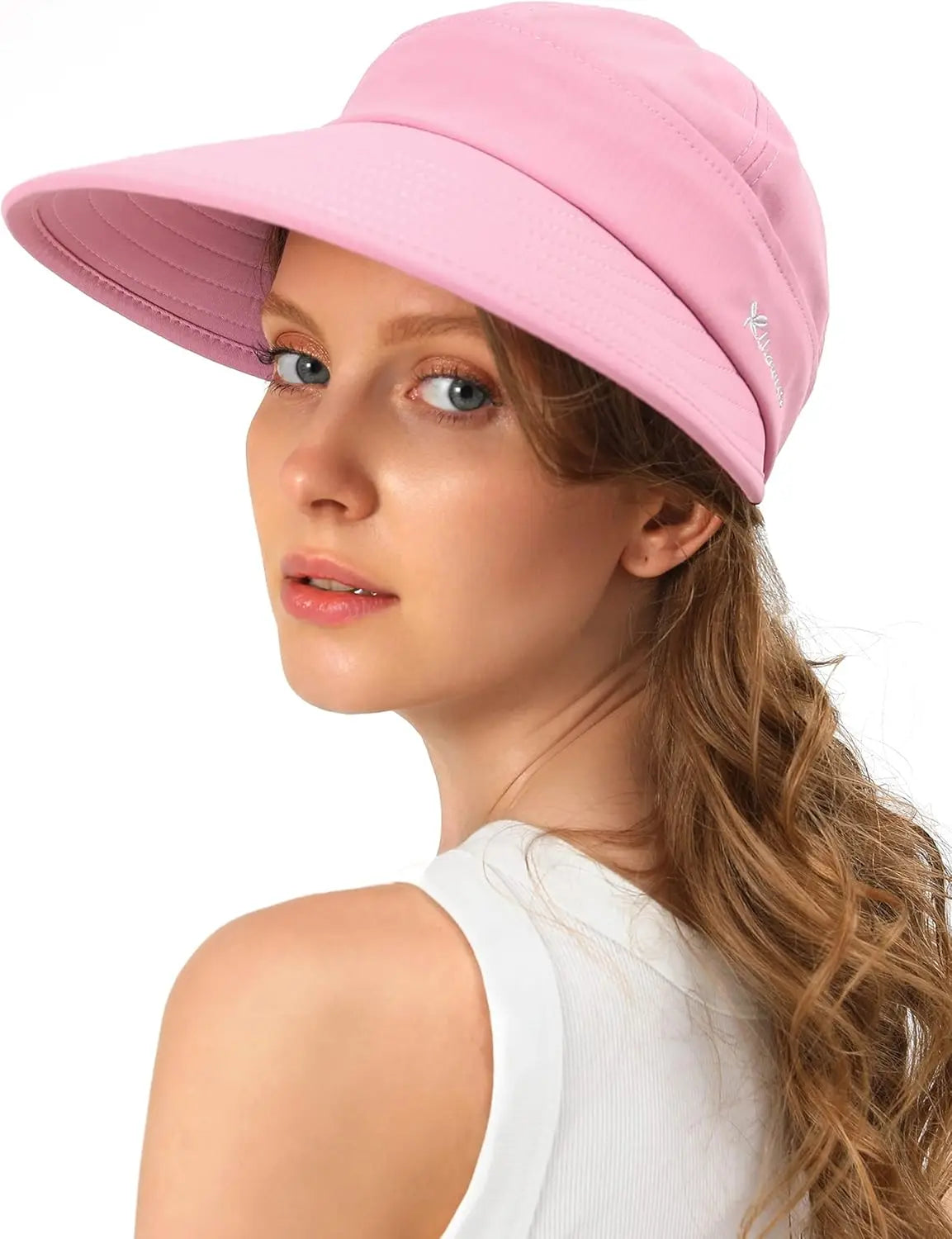 Sun Hats for Women,Wide Brim Visor UV Protction,foldable, Dual Purpose for Beach Summer