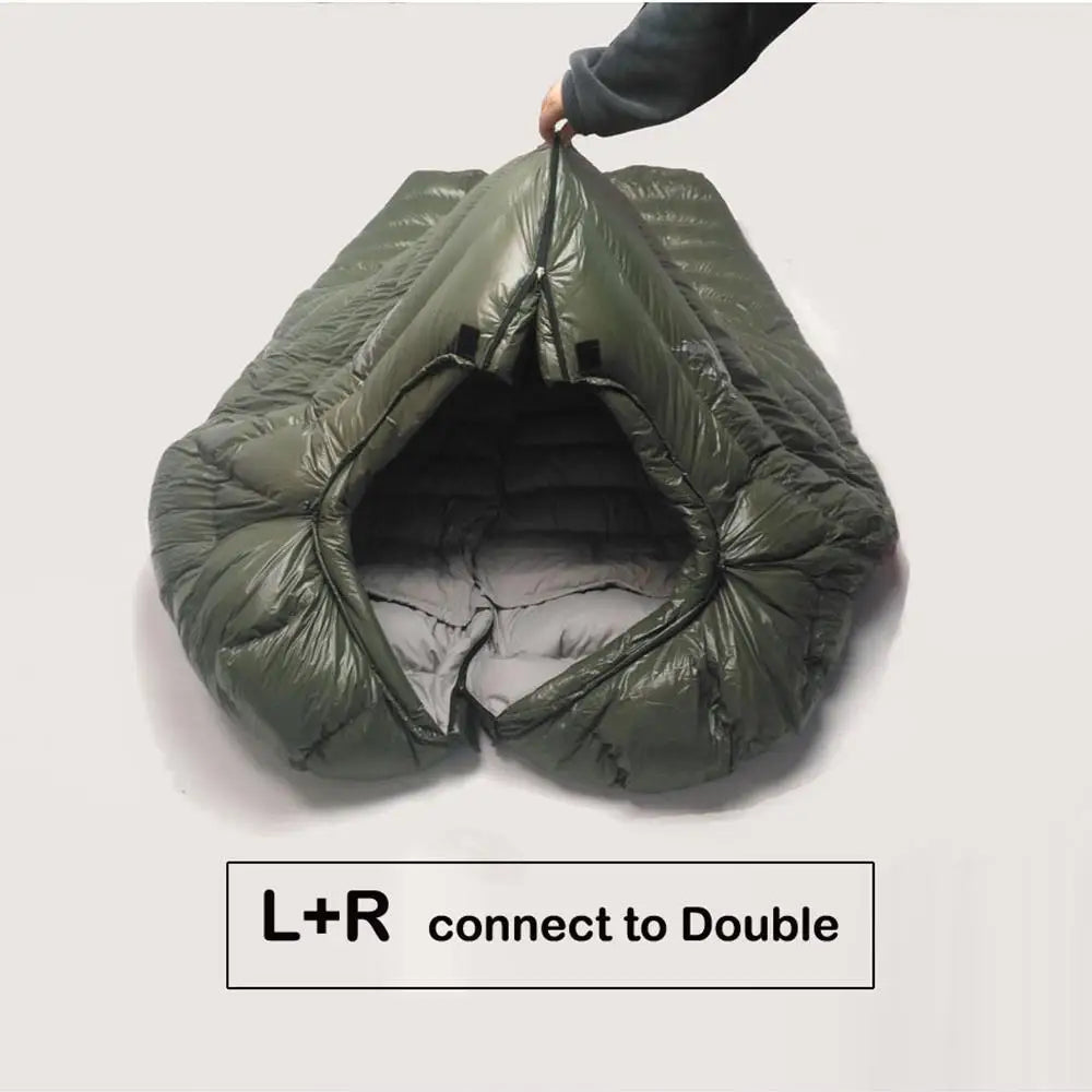 Kamperbox Waterproof Winter Sleeping Bag - Outdoor Camping Down Bag for Warmth