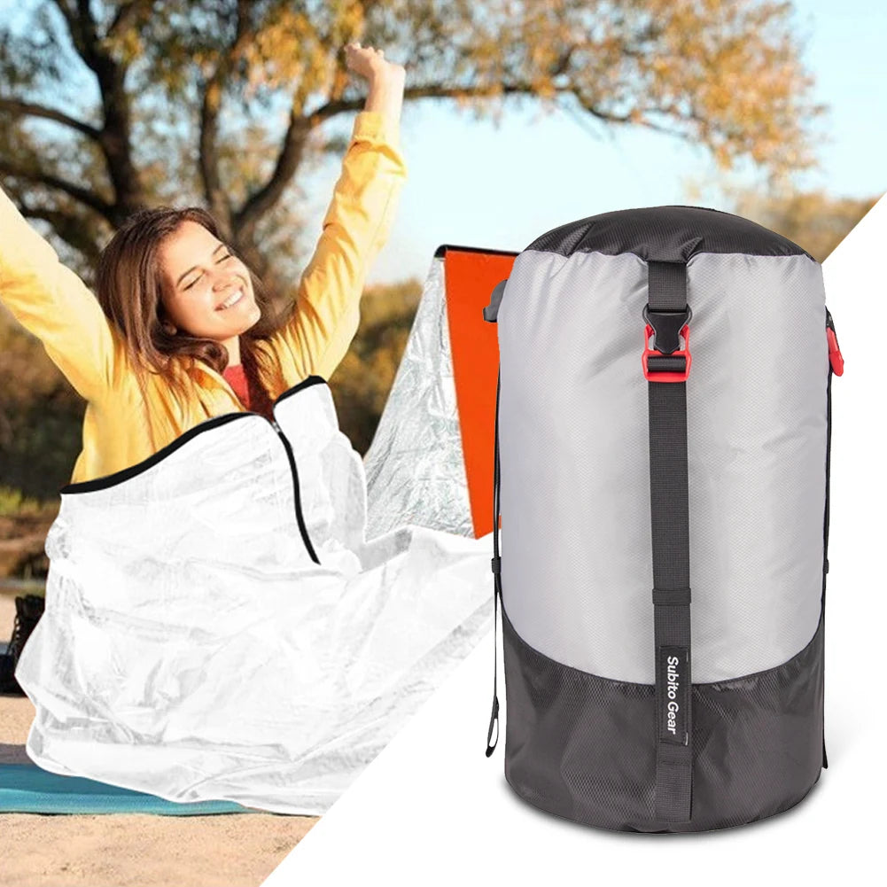 Outdoor Sleeping Bag Stuff Sack Multi-Purpose compression,Large Capacity Space Saving Down Jackets