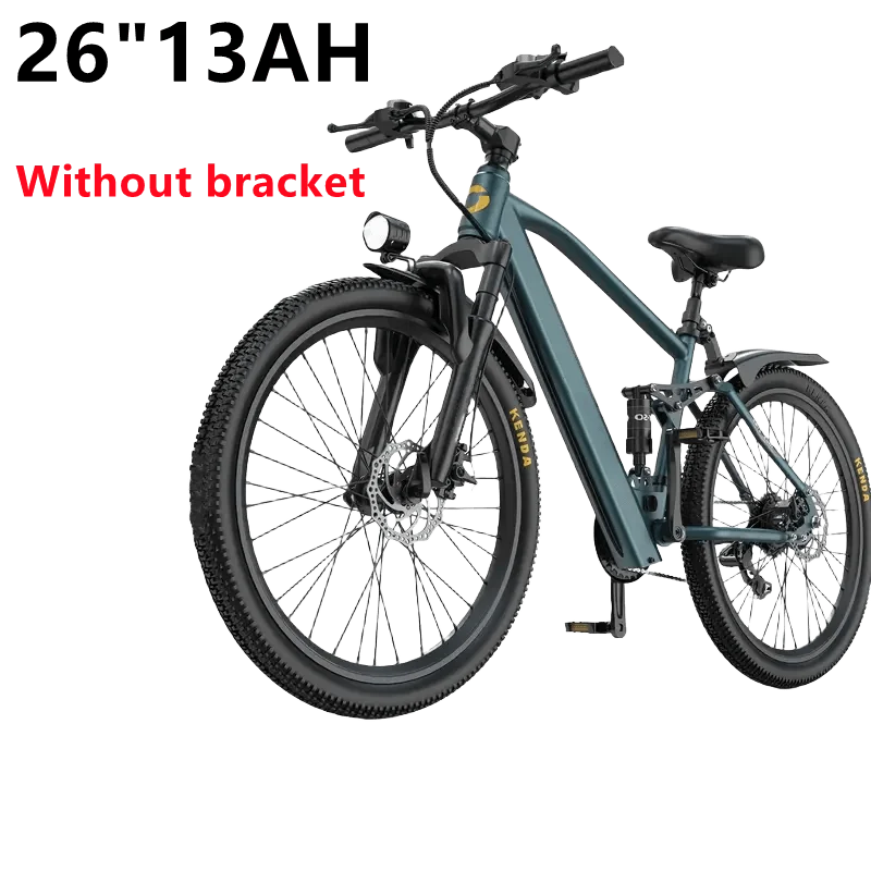 26" 24" E- Mountain Bike for Adults 36V 374Wh/468Wh Battery, 500W Motor, 21-Speed Gears , 30-Mile