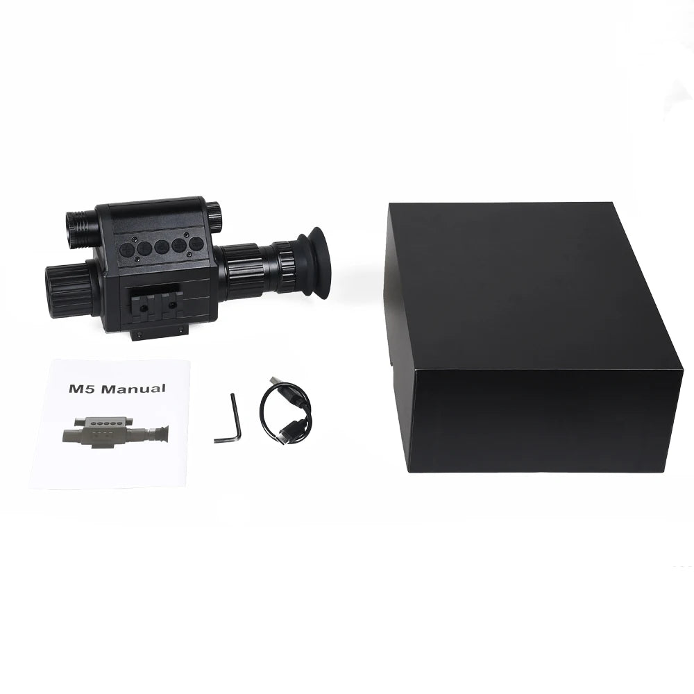 M5 Digital Riflescope Night Vision Scope Sight Infrared Monocular 1080P Video All in 1 for Hunting