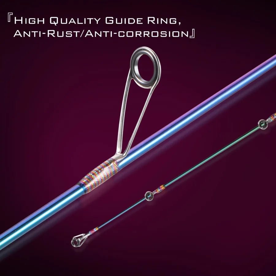 Ultralight Graphite Spin Rod &Reel Combo Precision Casting, Light Tackle Applications 2Piece Design