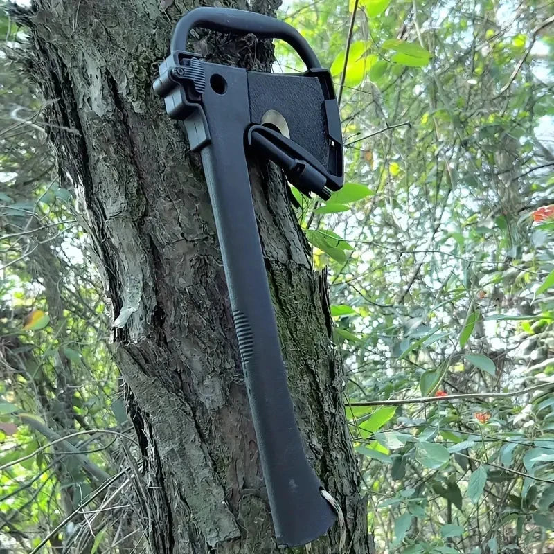 Ultimate Survival Axe w/ Fire Starter.Multi-Use Camping Tool Hiking, Emergency Tree Cutting,
