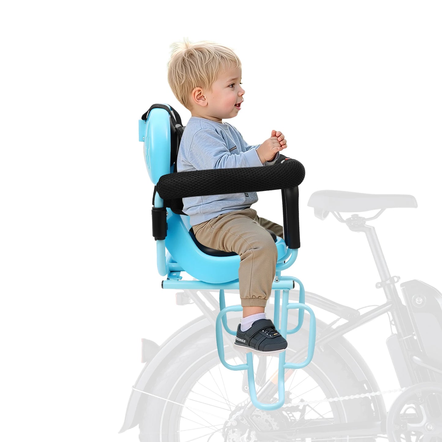 Safe  Rear-Seat Cushion Child , Kids Seats, Safety Belt Attachment to Bike ,kids 6 Months -6 Years