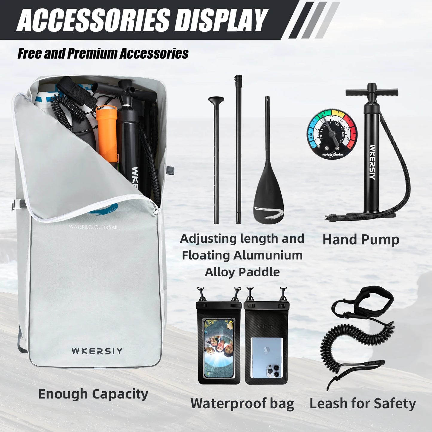 12'6 SUP inflatable paddle board 30" width for racing paddling solo stand up paddle board