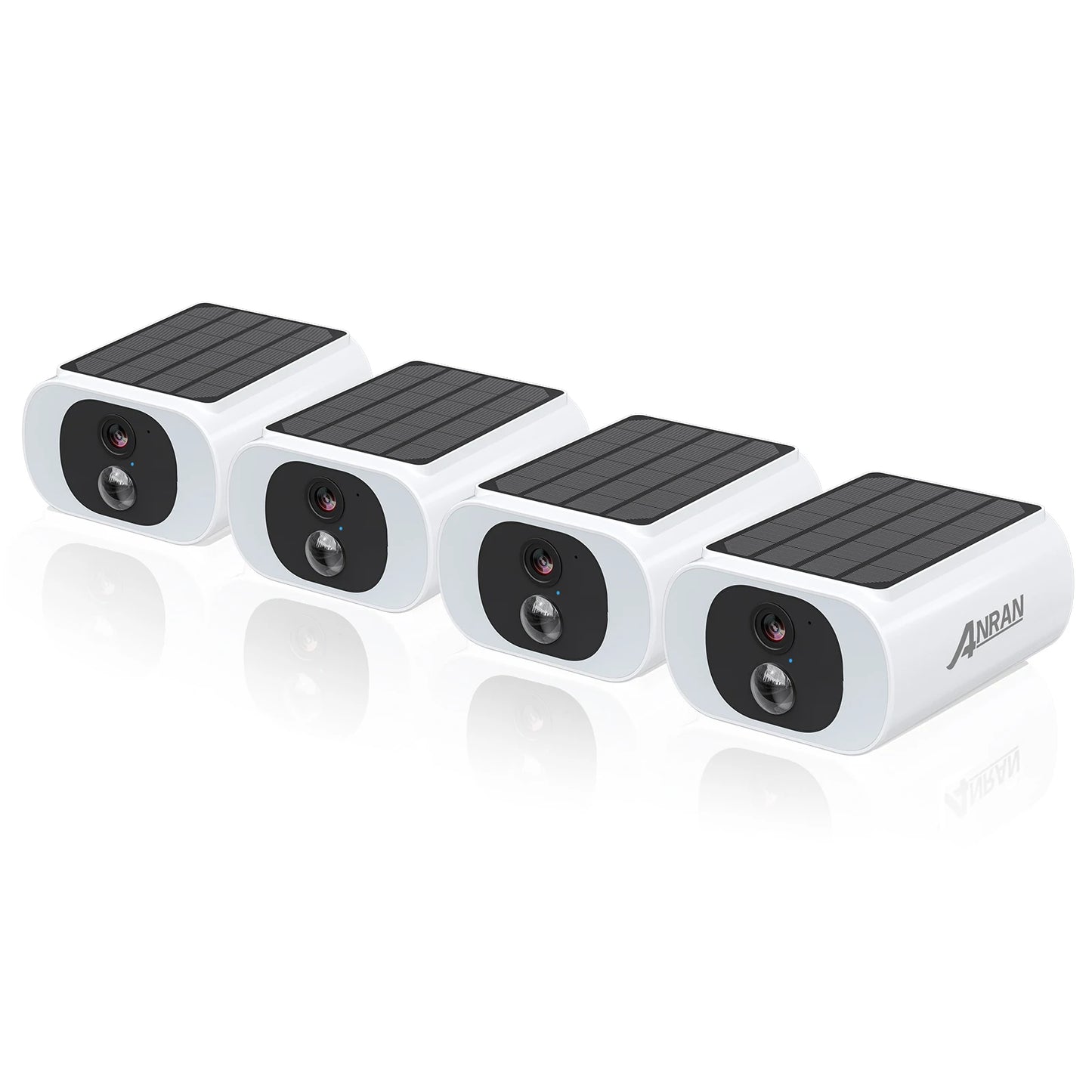 2/3/4 PCS Wireless WIFI Camera 2.4G 3MP Battery Solar SecurityFlood Color Night Vision Local Alarm