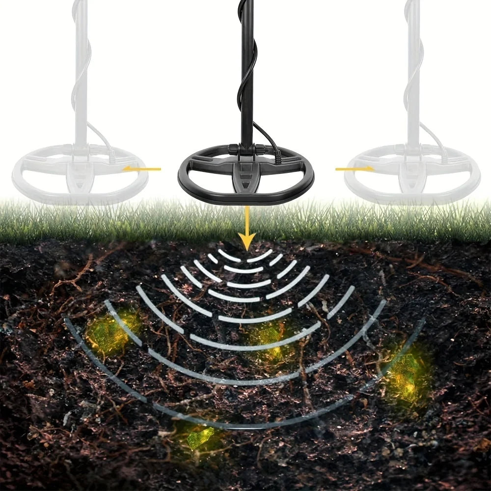 Underground Metal Detector Gold ,Treasure Hunt MD6350 Professional Detecting Equipment 2 yr warranty