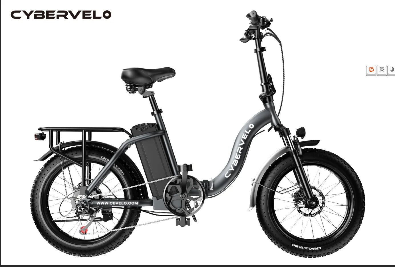 1000W Folding Electric Bike,48V 20.8AH Removable Battery ,30+MPH,80 Miles Max Range, 20" Fat Tire
