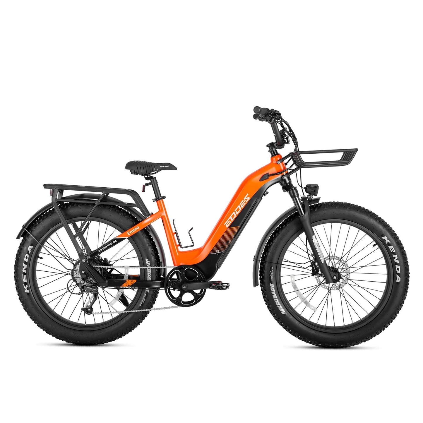 750W off-road E-bike 52V 17Ah 26 inch 4.0 fat tire, USB port, Bluetooth APP LCD screen 9-speed