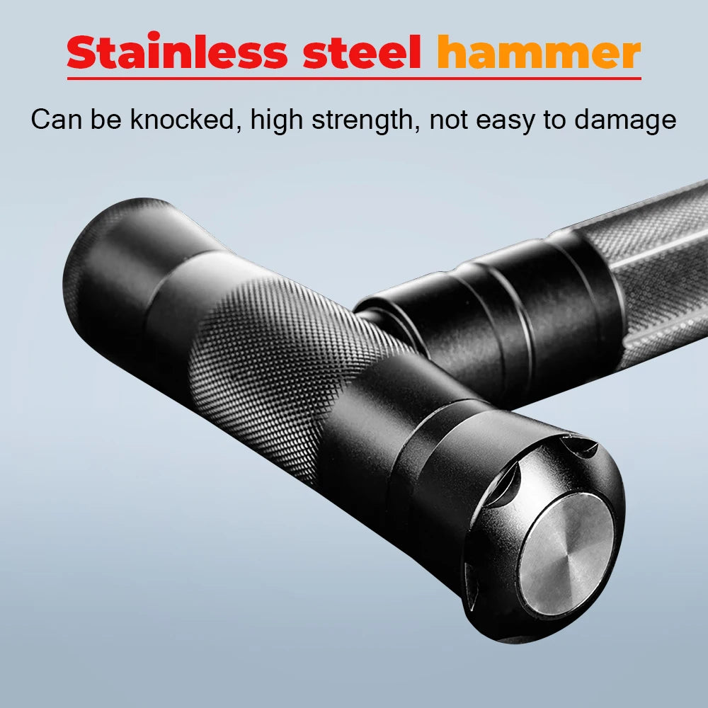 Multi Mountaineering Stick with Camouflage Backpack T-shaped Retractable Folding Stick Climbing Tool