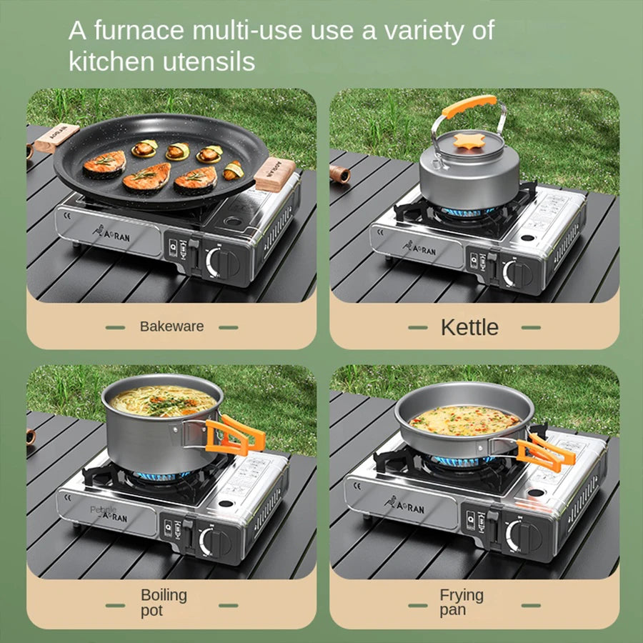 Card Stove Camping Gas 2900W High Power Portable Card Picnic Home Camping Equipment