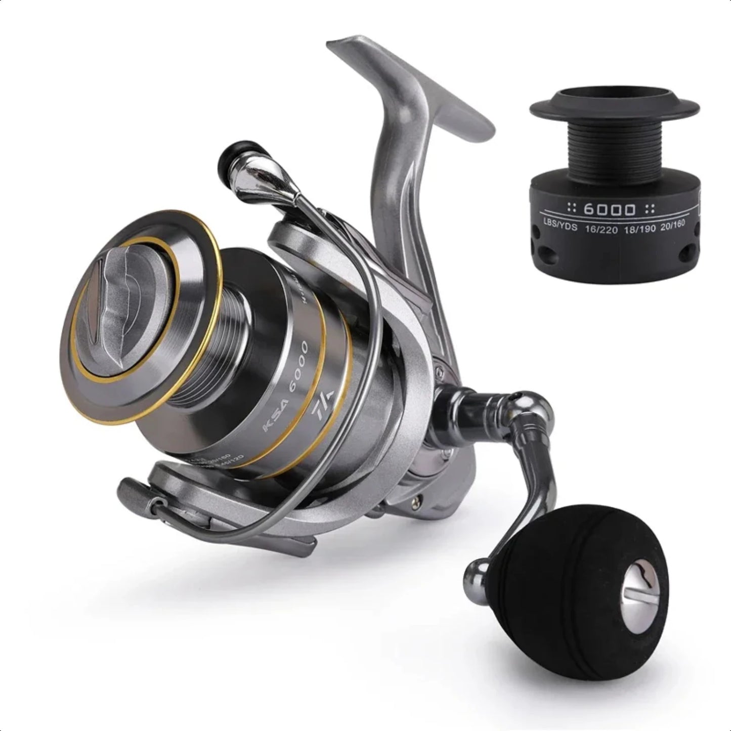 ,Double Spool,Supper Smoothly,Fishing Reel,Metal Arm,Carp Spinning Reel,Baitcasting Casting Reel