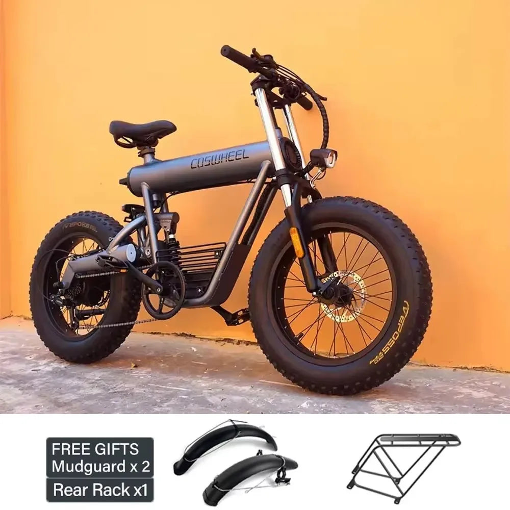 Electric Bike CT20S 2000W Motorcyle 20 Inch Fat Tire ,60V 27.5AH Bikes Adult