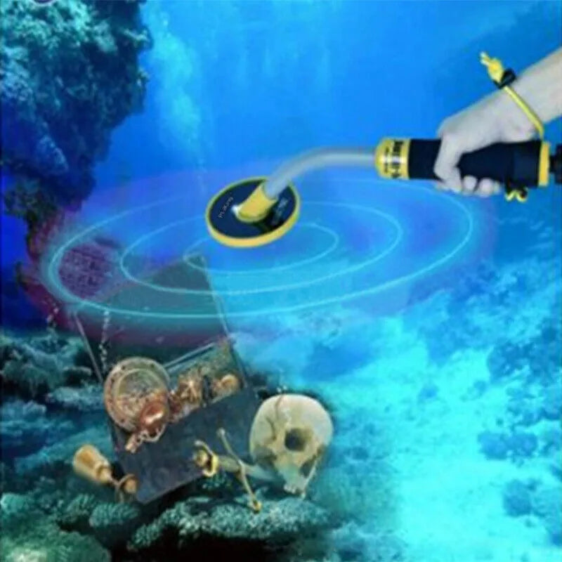 100 Feet Fully Waterproof Metal Detector,Adults, Lightweight Small Gold Finder,Scuba Diving Beach