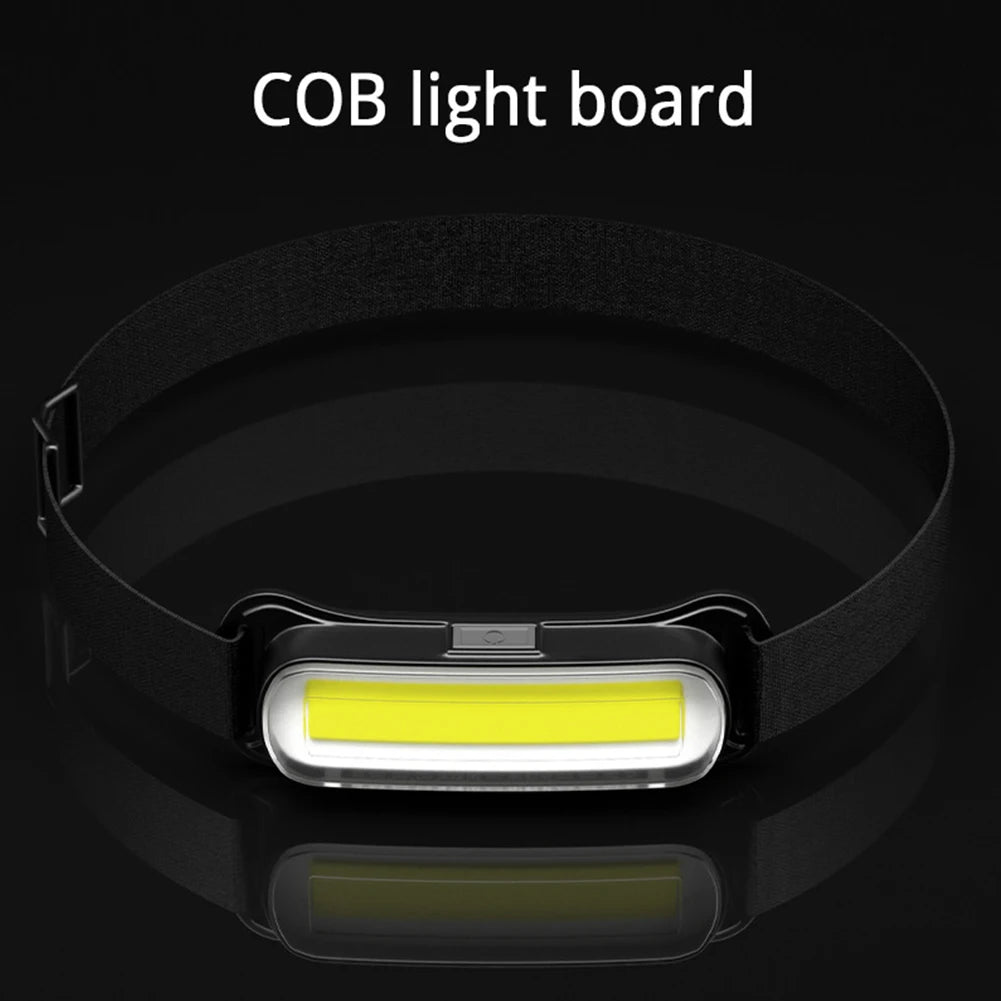 USB Rechargeable LED Headlamp Waterproof Adjustable band Flashlight Camping Running Cycling Fishing