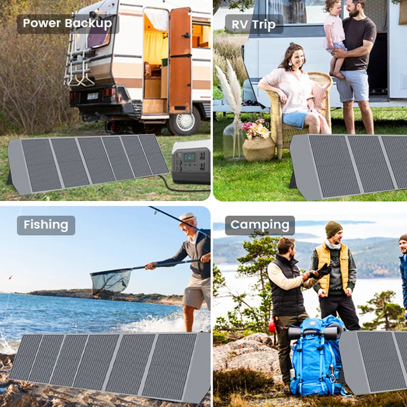 400W / 200W / 100W / 54W / 36W / 21W Solar Charger,Portable Waterproof Fold Solar Panel Camping RV