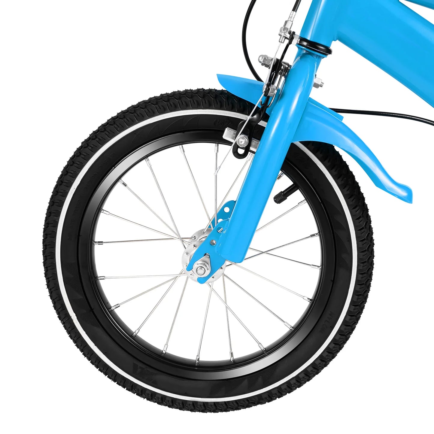 14 Inch Bike Boys Girls Bicycle Student Bike for 2-11 Years Kids Bike White/Red/Blue/yellow