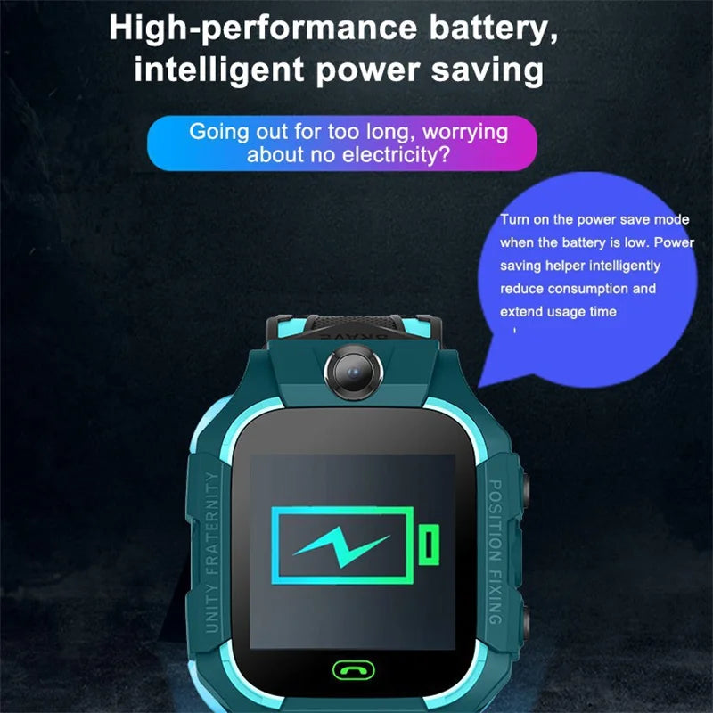 Z6 Kids SOS Smart Watch IP67 Waterproof SIM Card,GPS Tracker Anti-lost Smart Wristband,IOS Android