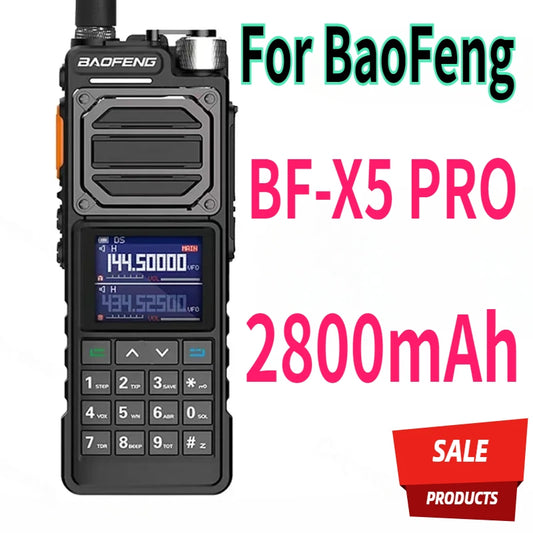 PRO Walkie Talkie Long Range Ham Radio 4-Band Copy Frequency 15W High Powerful Portable USB-C  Way