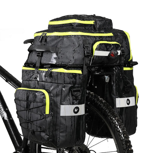 Rhinowalk Bike Trunk Bag 3 in 1 Big Capacity, Double Side Rear Rack Seat, city,travel,mountain
