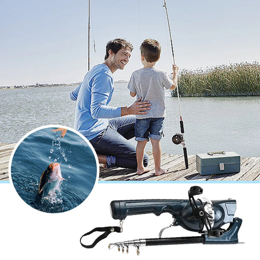 Folding Fishing Rod Telescopic, Reel Line Sea Pole Carbon Fiber for Outdoor Fishing